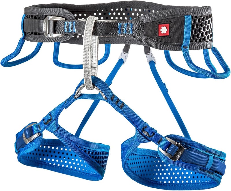 Ocun Webee Rock Climbing Harness, 4 Gear Loop Half Body Safety Harness for Indoor, Big Wall, Trad & Alpine Climbs (3 Buckle) - Image 1